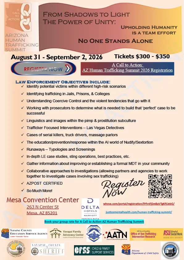 2026 Arizona Human Trafficking Summit, Law Enforcement attendees